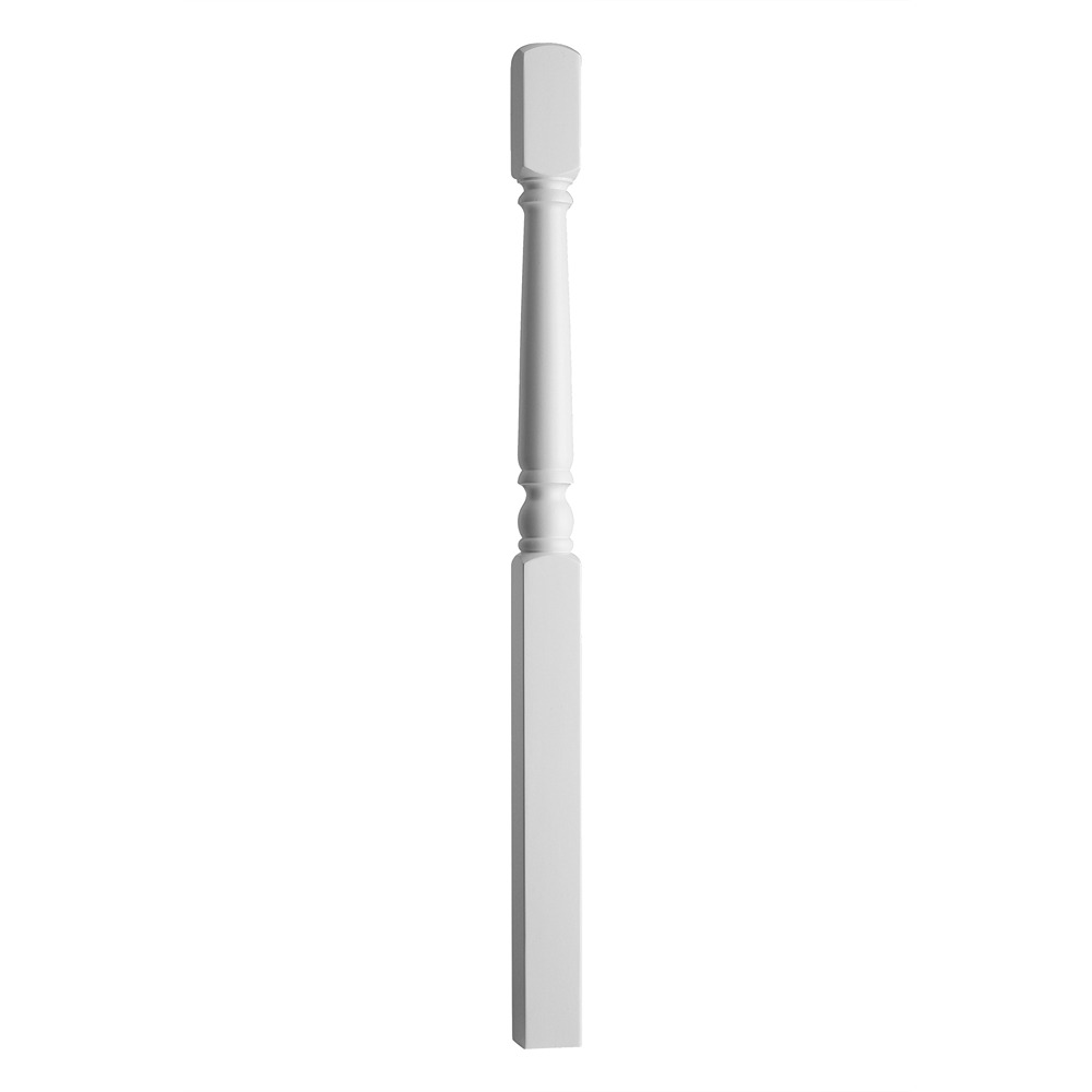 Benchmark White Primed One Piece Newel